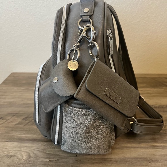 Itzy Ritzy Grayson Boss Mini Backpack with Accessories - Picture 3 of 9